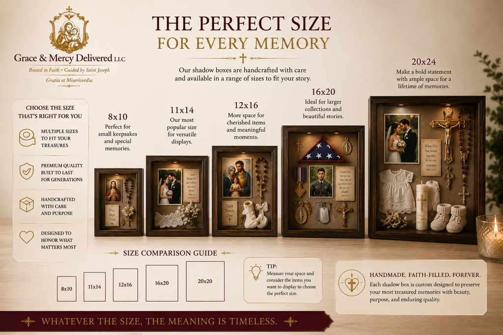 Custom Heirloom Keepsake Shadow Box