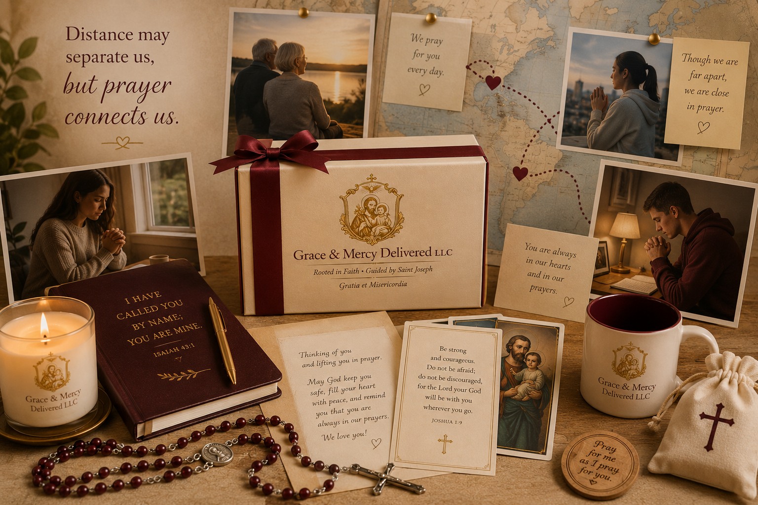 Long-Distance Family Encouragement Gift Box.