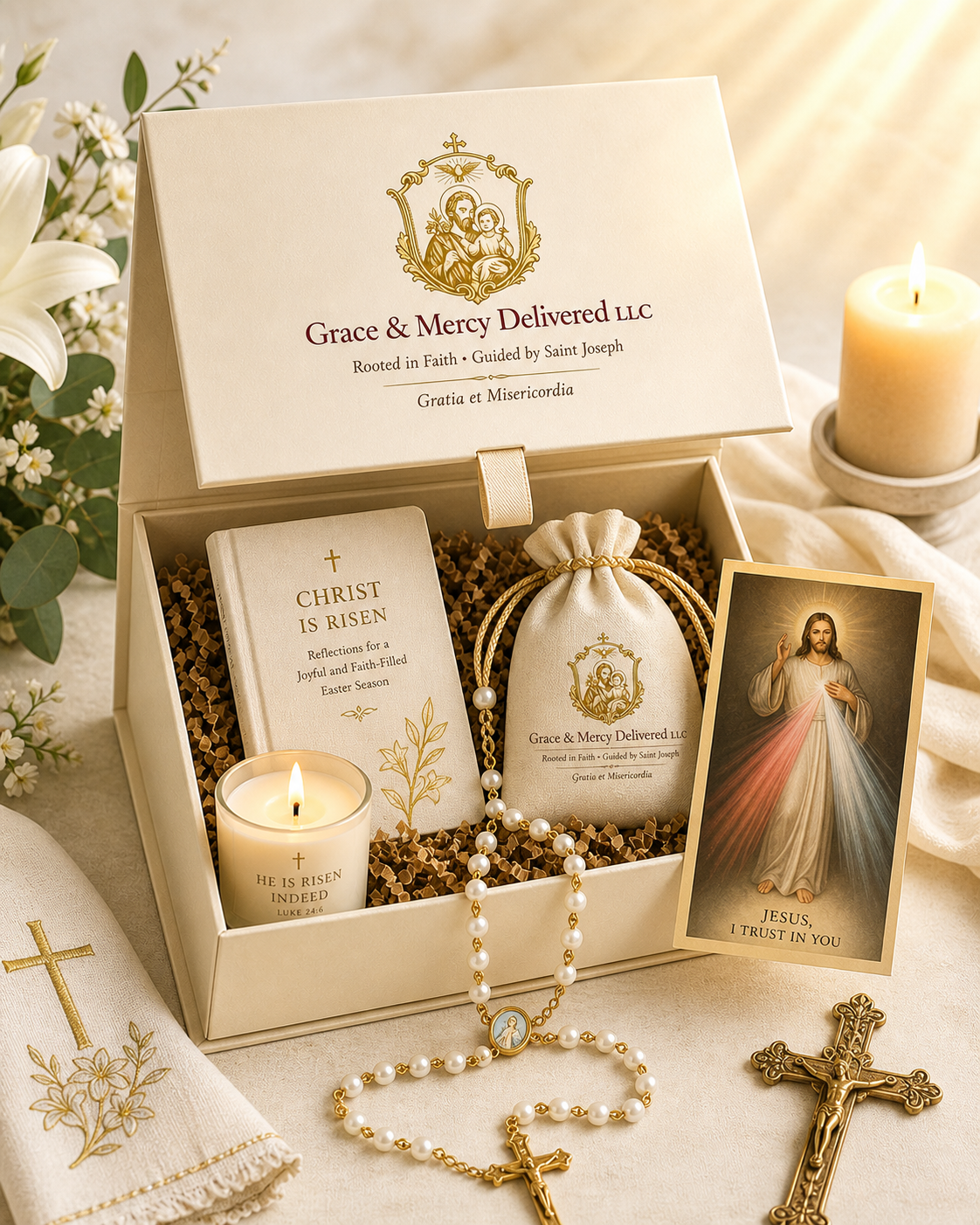 Easter & Divine Mercy Gift Box