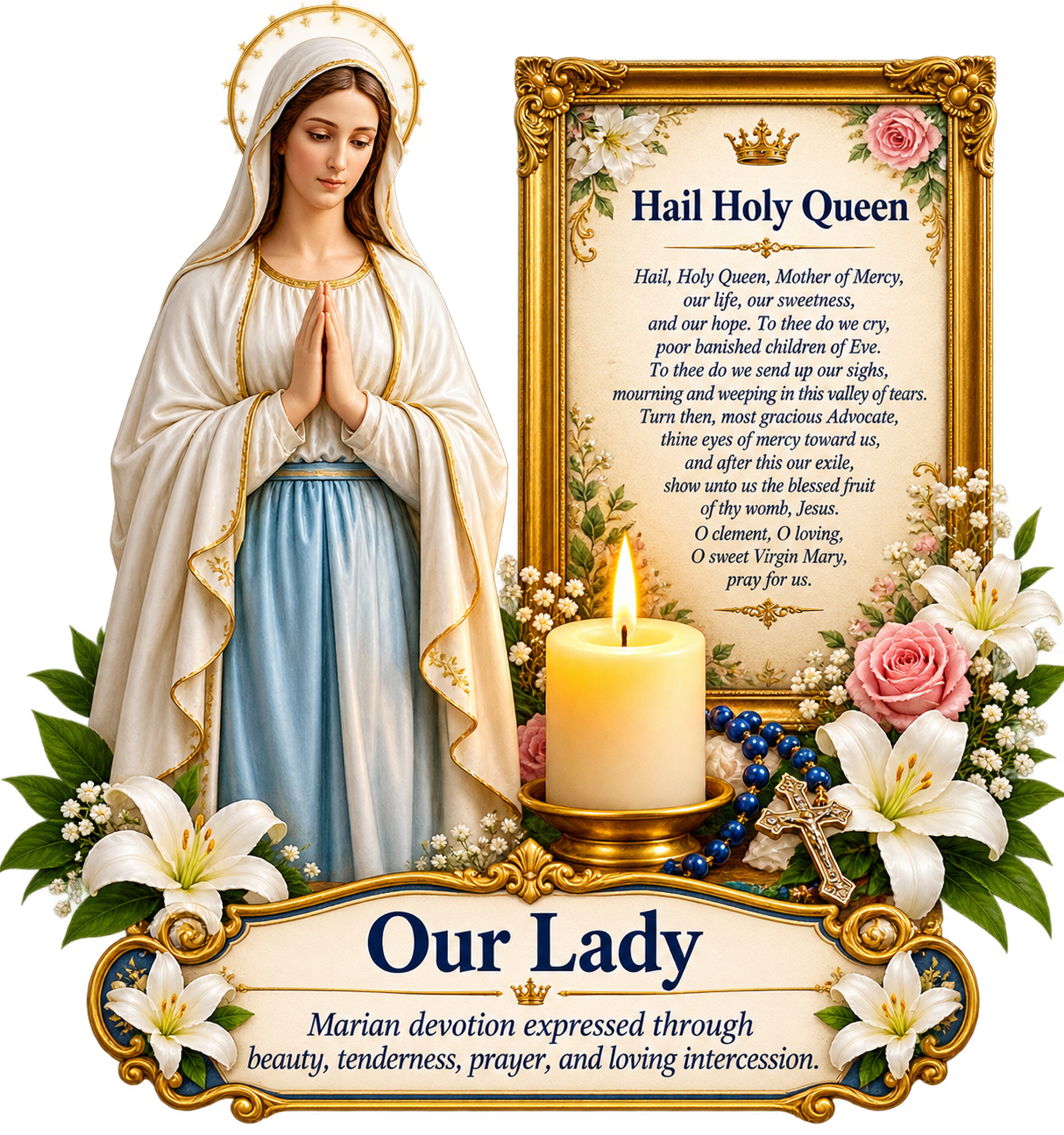 Our Lady & St. Thérèse Devotion Box