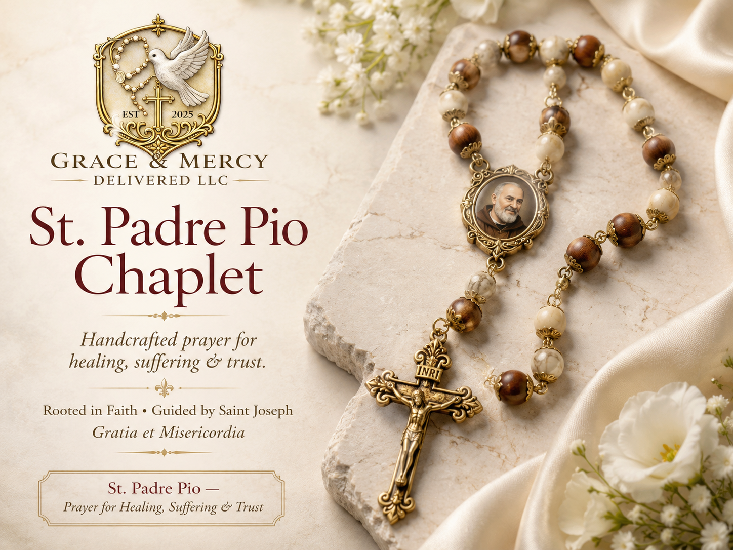St. Padre Pio & St. Patrick Chaplets