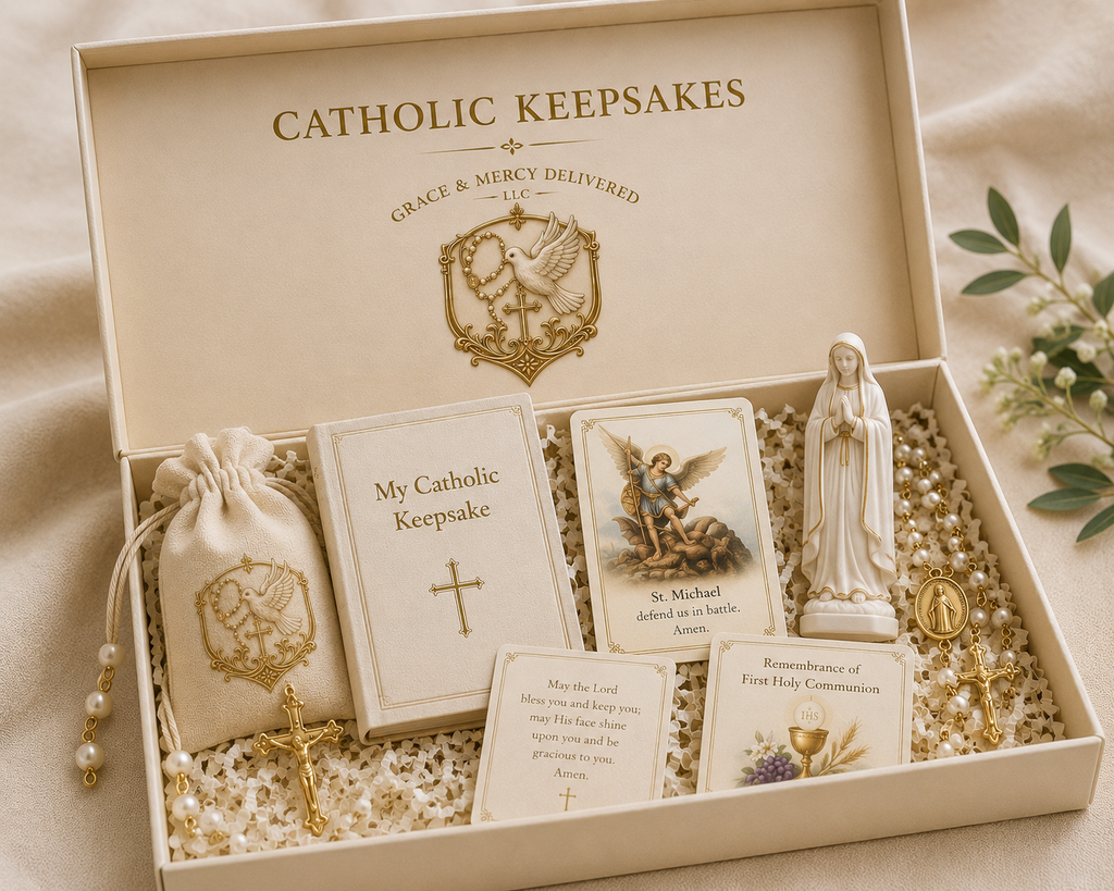 Catholic Prayer Boxes & Keepsakes