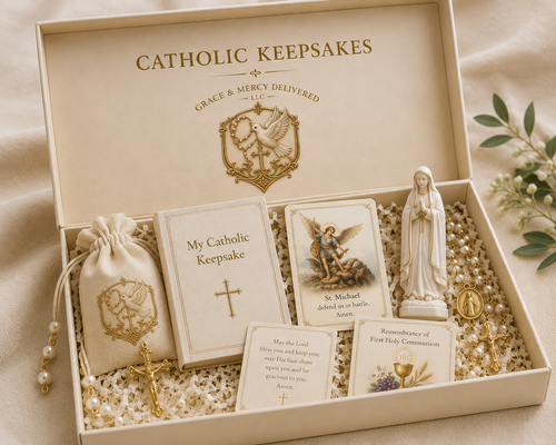 Catholic Prayer Boxes & Keepsakes