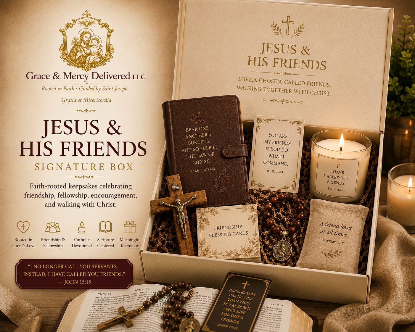 Jesus & His Friends — Walking Together in Faith Gift Box