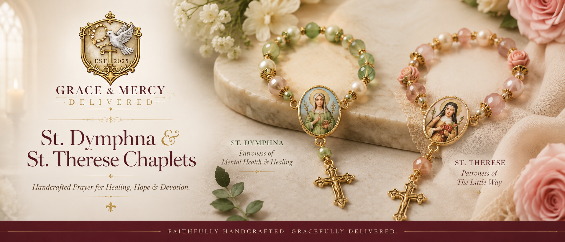 St. Dymphna & St. Thérèse Chaplets