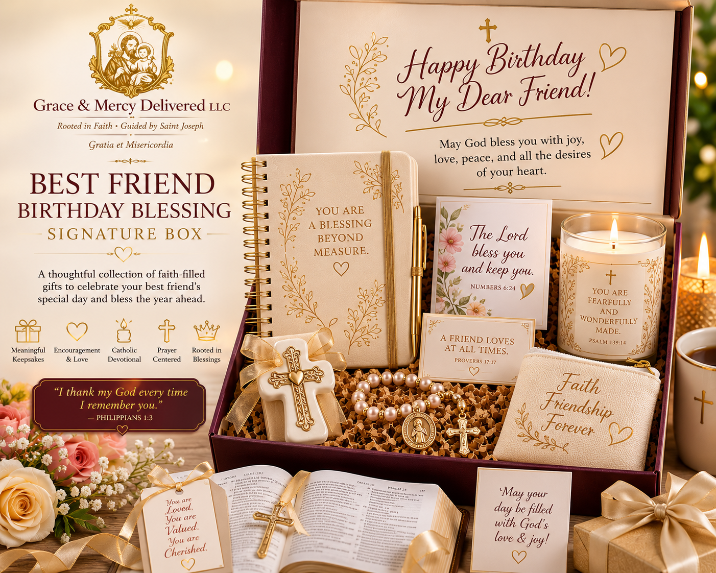 Best Friend Blessing Gift Box