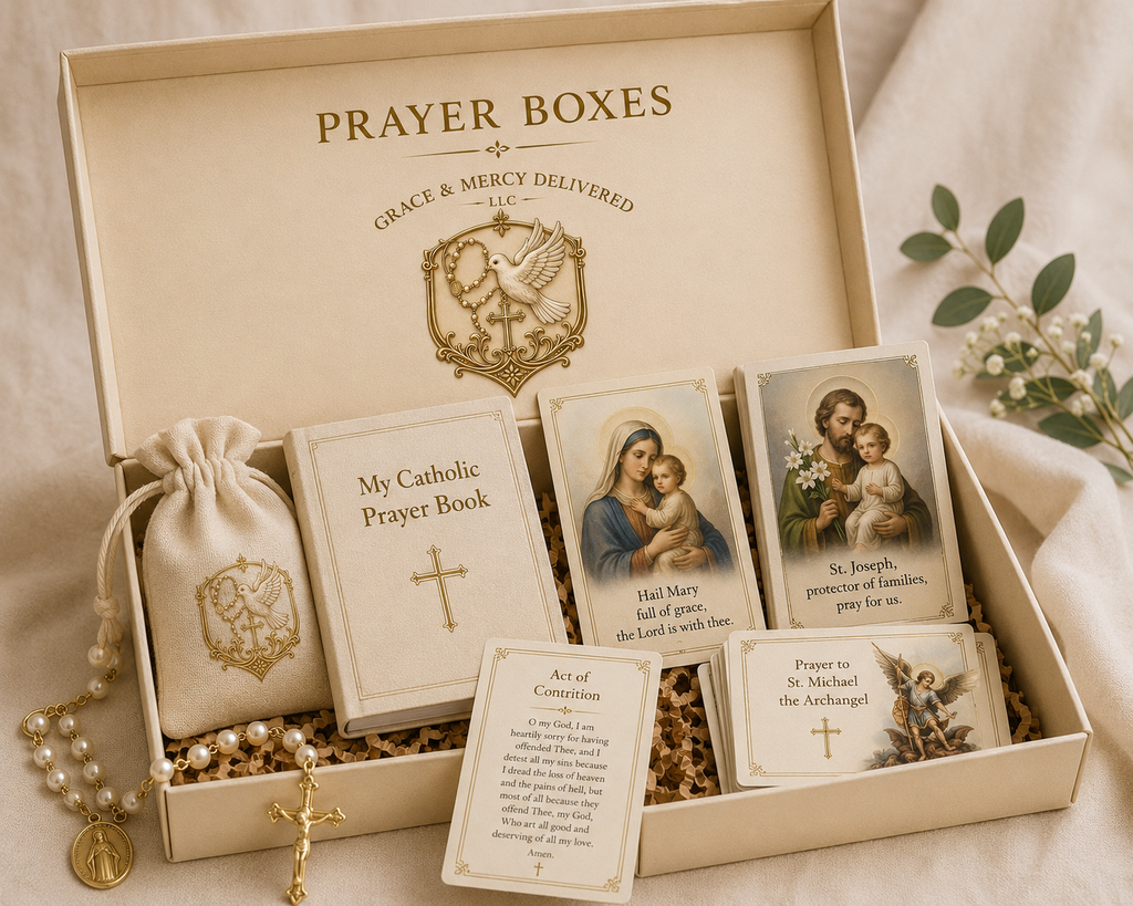 Catholic Prayer Boxes & Keepsakes