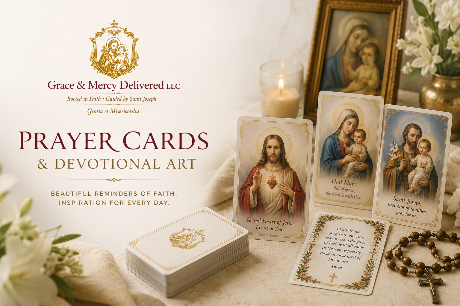 Prayer Cards & Devotional Art
