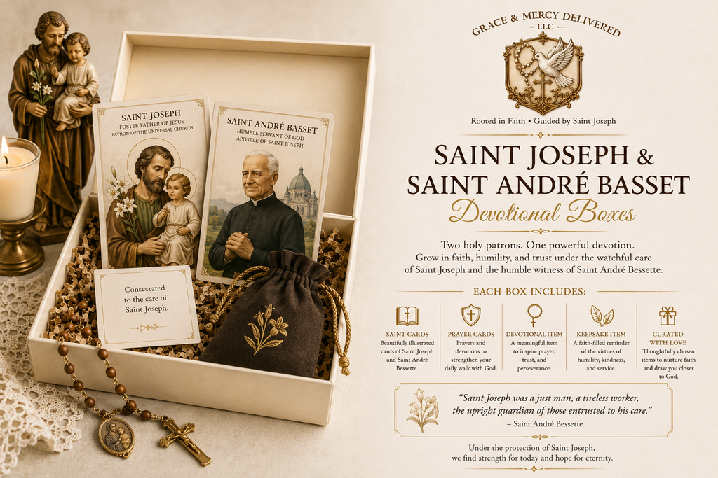 St. Joseph & St. André Bessette Devotion Box
