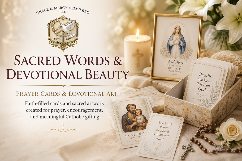 Catholic Scripture Art Print